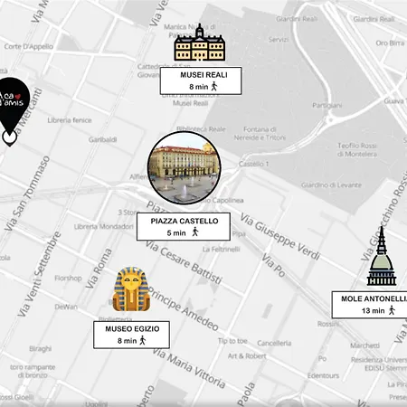 Acadamis -il Rifugio Dei Mercanti- Piazza Castello Turyn